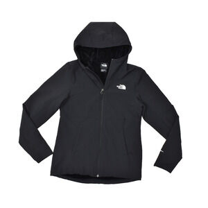 The North Face Windwall Women's Jacket Full Zip Black Size Small Fleece Lined